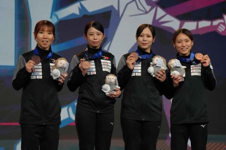 フェンシング　世界選手権大会 女子フルーレ団体戦で