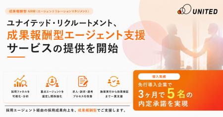 ユナイテッド・リクルートメント、成果報酬型エージェ