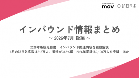 2026年版観光白書　インバウンド関連内容を独自解説 /