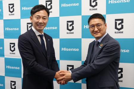 ハイセンスジャパン、B.LEAGUEのパートナーに就任 ハイセンスジャパン、B.LEAGUEのパートナーに就任