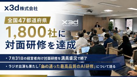 x3d、経営者・幹部向け「社長のための実践AI活用・集