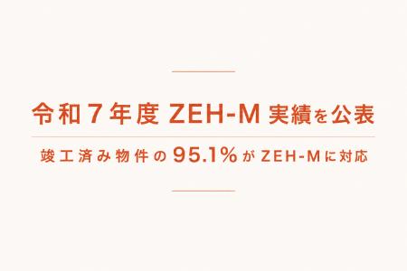 【竣工物件の95％でZEH-M対応】令和7年度の実績をZEH 
