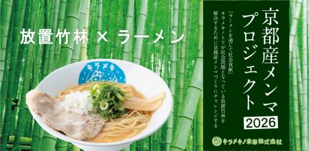 キラメキノ未来、放置竹林の幼竹から京都産メンマを製