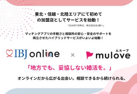 IBJ online × Mulove【東北・信越・北陸エリア】にてI IBJ online × Mulove【東北・信越・北陸エリア】にてI