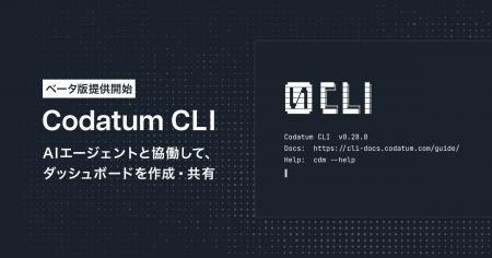 次世代BIツールCodatum、AIエージェントと協働してダ 次世代BIツールCodatum、AIエージェントと協働してダ
