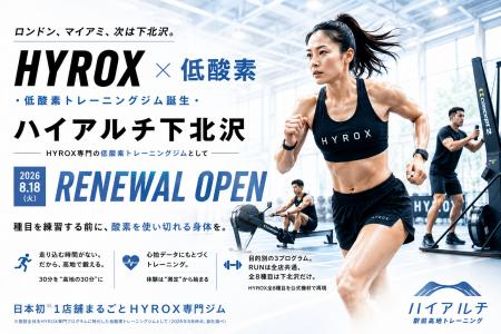 ロンドン、マイアミ、次は下北沢。HYROX(ハイロックス ロンドン、マイアミ、次は下北沢。HYROX(ハイロックス