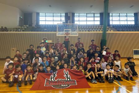 【バンビシャス奈良】宇陀市でバスケットボール教室を