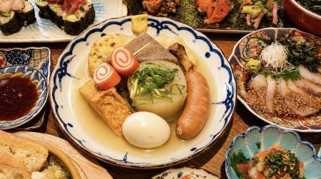 鯛だし香る京風おでんと赤酢シャリ寿司「みちしるべ 鯛だし香る京風おでんと赤酢シャリ寿司「みちしるべ