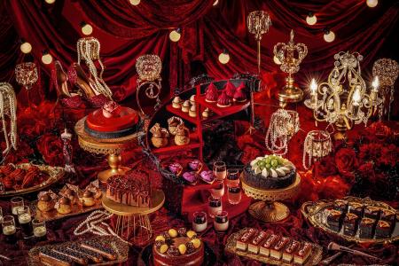 秋のスイーツビュッフェ「La vie en Rouge～深紅に包