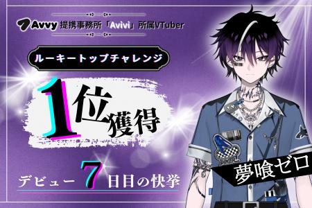 Avvy提携事務所「Avivi」所属VTuber「夢喰ゼロ」が初 Avvy提携事務所「Avivi」所属VTuber「夢喰ゼロ」が初