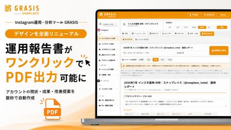 Instagram運用・分析ツール「GRASIS」、機能・デザイ Instagram運用・分析ツール「GRASIS」、機能・デザイ