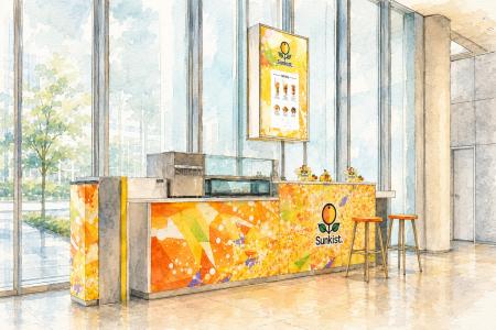 Sunkistジューススタンドが日本初出店|なんばマルイ Sunkistジューススタンドが日本初出店|なんばマルイ