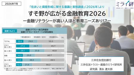 職場に浸透する金融リテラシー教育　～金融リテラシー