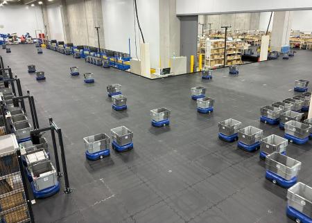 「DHC 川崎ロジスティクスセンター」の通販用出荷ライ