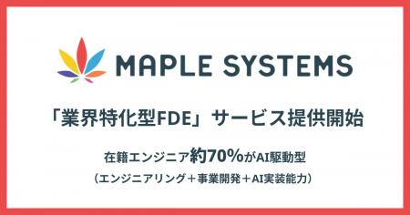 TWOSTONE&Sonsグループ会社MapleSystems「業界特化型F