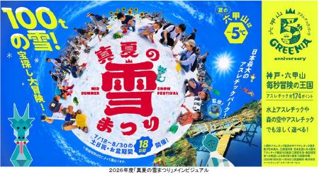 六甲山アスレチックパークGREENIA「真夏の雪まつutf-8 六甲山アスレチックパークGREENIA「真夏の雪まつutf-8