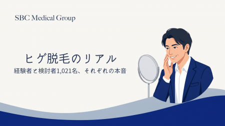 【ヒゲ脱毛経験者・検討者1,021名に調査】高い満足度 【ヒゲ脱毛経験者・検討者1,021名に調査】高い満足度
