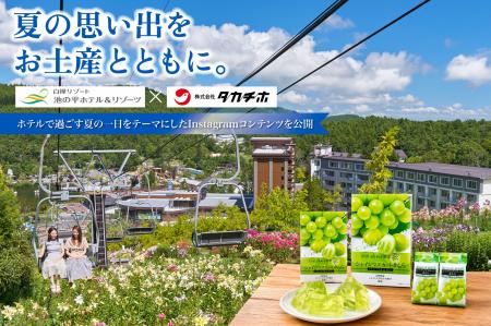 旅の思い出を、お土産とともに。池の平ホテル×タカチ 旅の思い出を、お土産とともに。池の平ホテル×タカチ