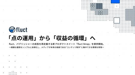 fluct、メディア運用を自律化する新プロダクトスイー fluct、メディア運用を自律化する新プロダクトスイー