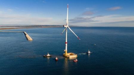 フランス沖の浮体式洋上風力パイロットプロジェクトに