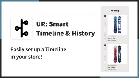 【海外向け】EC アプリ「UR: Smart Timeline & Histor