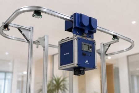 レールロボットでカメラ×AI判定のデモ機を開発 レールロボットでカメラ×AI判定のデモ機を開発