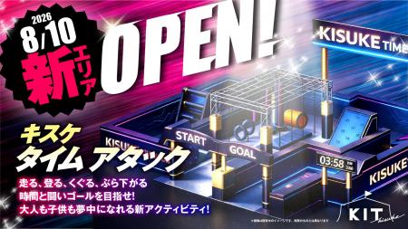 キスケKIT新エリア「KISUKE TIME ATTACK」8月10日オー