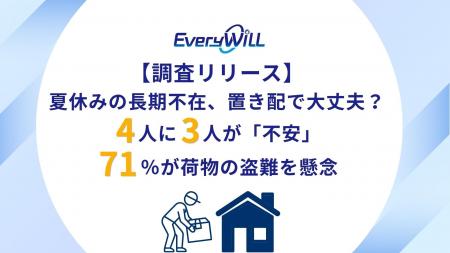 【調査リリース】夏休みの長期不在、置き配で大丈夫？