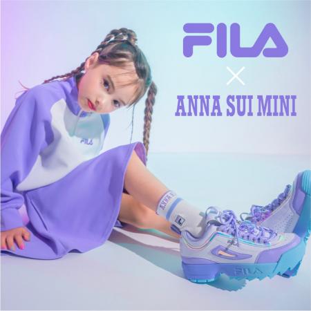 ANNA SUI miniから「FILA」との初のコラボレーション