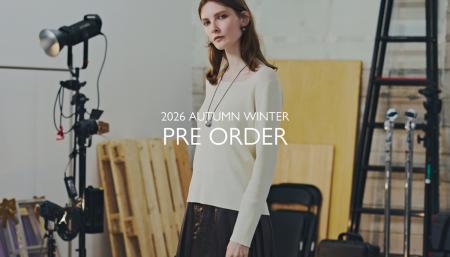 ナノ・ユニバースより、「2026 AUTUMN WINTER PRE ORD