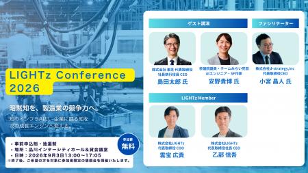 【LIGHTz Conference 2026】お申し込み受付第2弾を開