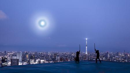 【星のや東京】地上160mで月光を浴びながら行う剣術稽