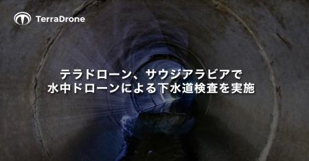 テラドローン、サウジアラビアで水中ドローンによる下
