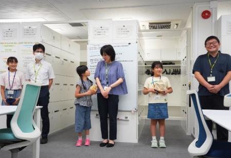 【コープデリ】コープデリ連合会本部で「子ども参観日