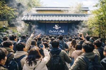ひょうたん温泉、年間来館者39万人を突破。前年(37万 ひょうたん温泉、年間来館者39万人を突破。前年(37万