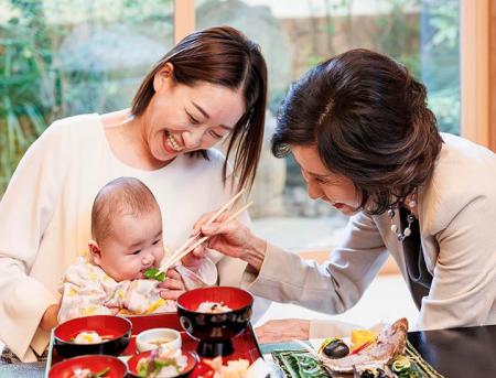 【明治記念館】お子様の健やかな成長を願う「お食い初 【明治記念館】お子様の健やかな成長を願う「お食い初