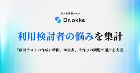 テスト演習ツールDr.okke、利用検討者の悩みを集計。 テスト演習ツールDr.okke、利用検討者の悩みを集計。