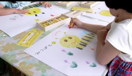 ミツバチを描くことを通じて自然環境や生命の尊さ...