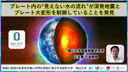 【岡山大学】プレート内の“見えない水の流れ”が深発地