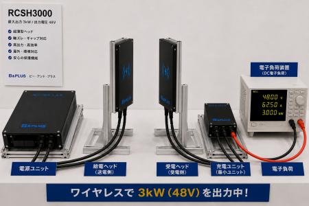 「小さくても、3kW。」AMR・AGVの狭小スペースに応え 「小さくても、3kW。」AMR・AGVの狭小スペースに応え