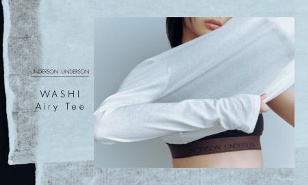 【UNDERSON UNDERSON】和紙を30％以上使用し、軽やか