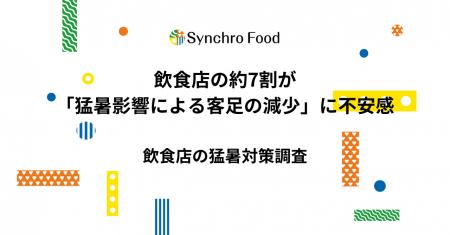 飲食店の約7割が「猛暑影響による客足の減少」に不安
