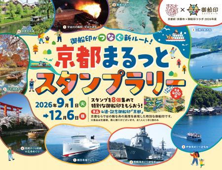 【京都府・京都市×御船印】府内8スポットを巡る「京都