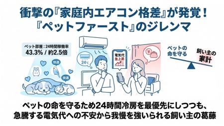 【「ペットの暑さ対策」に関する調査】ペット部屋の24