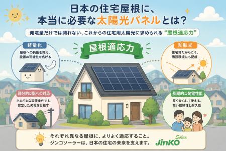 「日本の住宅屋根に、本当に必要な太陽光パネルとは? 「日本の住宅屋根に、本当に必要な太陽光パネルとは?