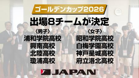 【ハンドボール】「ゴールデンカップ2026」出場8チー