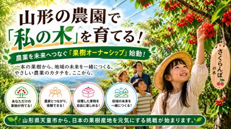 果樹農家の「収穫頼み」を変える！「育つ時間」を価値