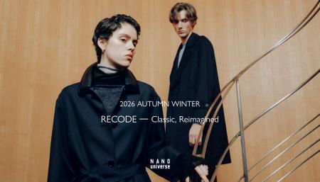 ナノ・ユニバースより、「2026 AUTUMN WINTER RECODE-