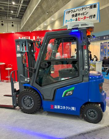 澁澤コネクト、リチウムイオンバッテリーフォークリフ