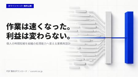 「AIを導入したのに業務効率化が進まない」原因を業務